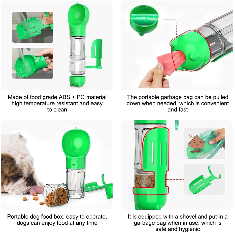 Portable Dog Water Bottle with Leakproof Travel Dispenser