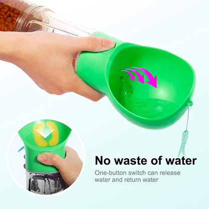 Portable Dog Water Bottle with Leakproof Travel Dispenser