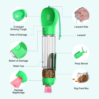 Portable Dog Water Bottle with Leakproof Travel Dispenser