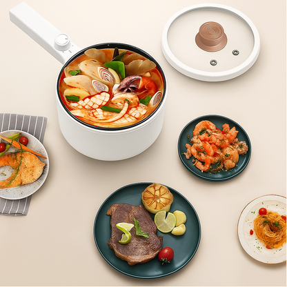 Electric Camping Heated Pot – Portable Outdoor Cooker & Food Warmer