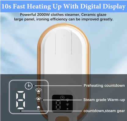 Portable Travel Garment Steamer and Mini Iron for Clothes