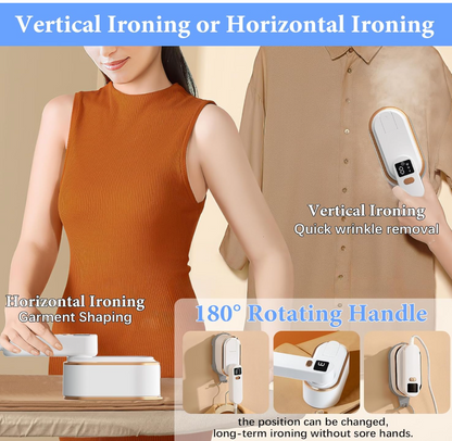 Portable Travel Garment Steamer and Mini Iron for Clothes