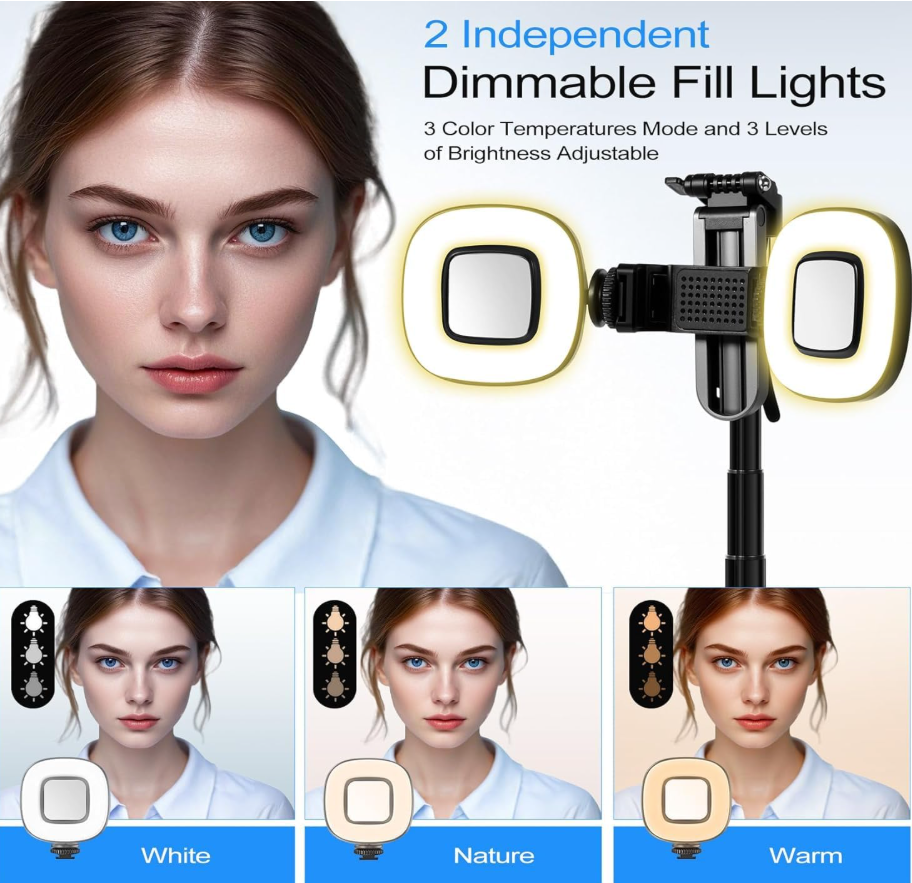 Smart Auto Face Tracking Phone Tripod for TikTok & Live Streaming