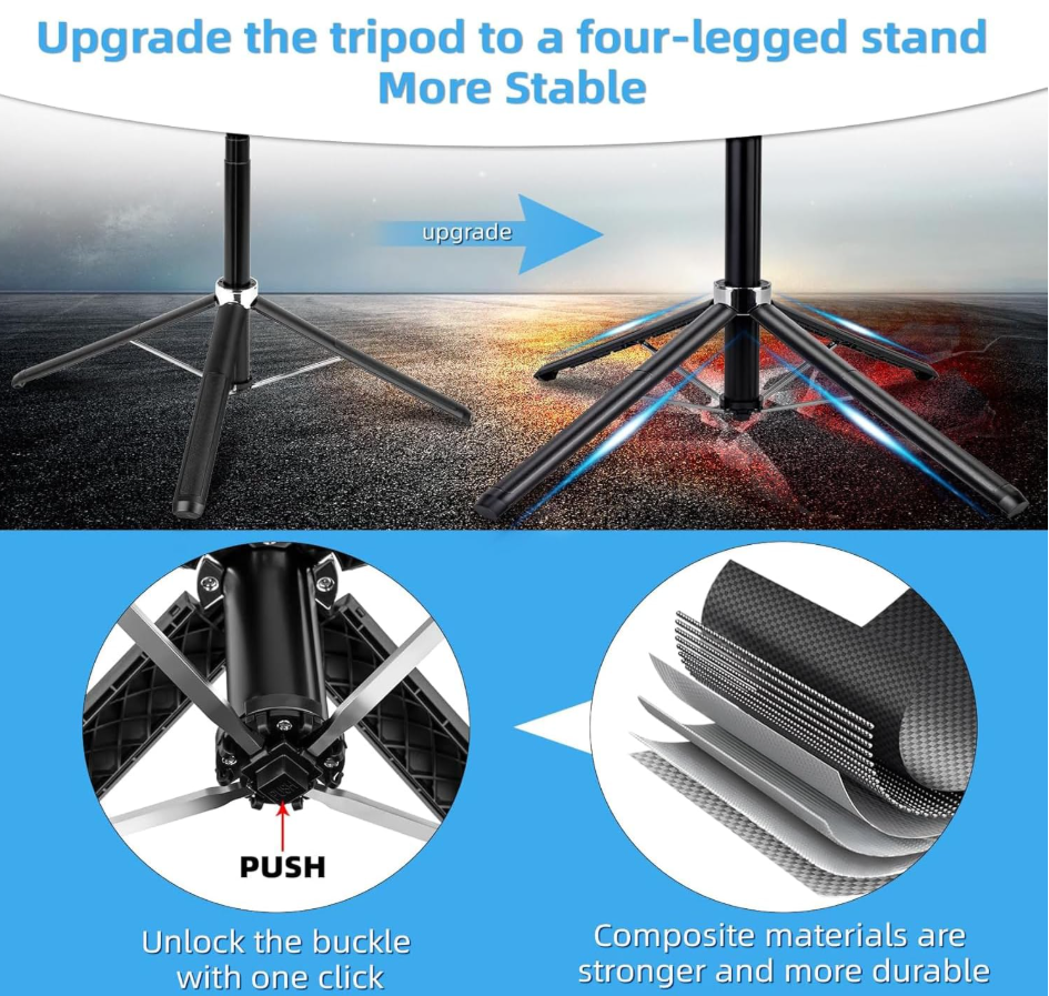 Smart Auto Face Tracking Phone Tripod for TikTok & Live Streaming