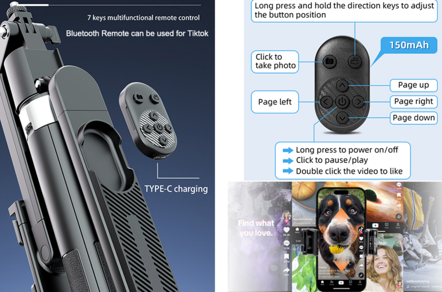 Smart Auto Face Tracking Phone Tripod for TikTok & Live Streaming
